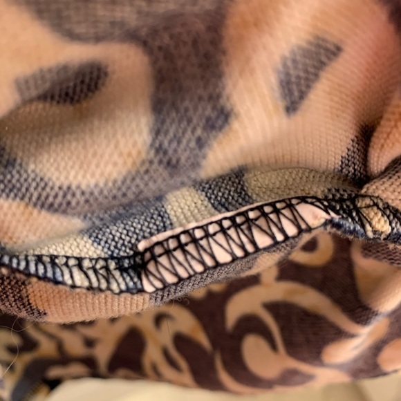 Allegra K Side Ruched Patterned Tunic Shirt - Picture 5 of 16